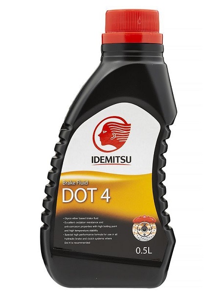 фото Тормозная жидкость IDEMITSU Brake Fluid Dot 4 0,5л. 