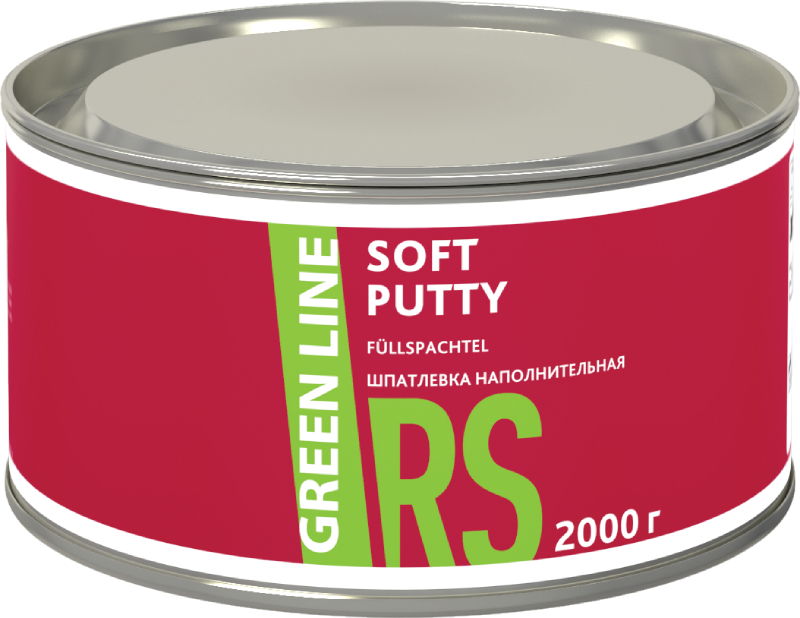 фото Шпатлевка наполнительная GREEN LINE Soft Putty 1000 г 