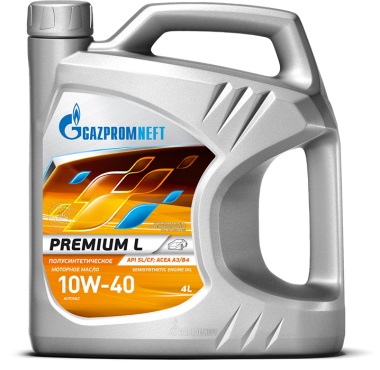 фото Моторное масло Gazpromneft Premium L 10W-40 4л 