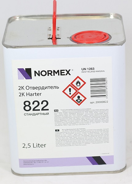 фото Отвердитель NORMEX 2K 822 2,5л. 
