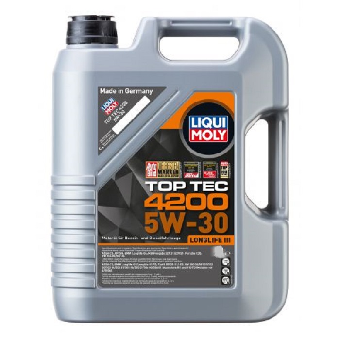 фото Моторное масло Liqui Moly Top Tec 4200 5W-30  А3/В4/С3 4л 