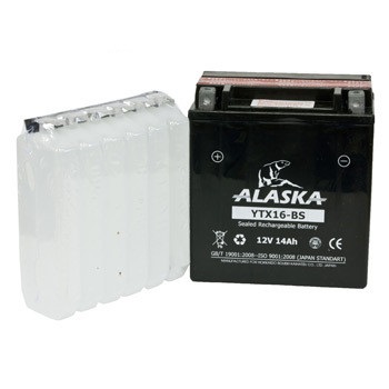 фото Аккумулятор ALASKA YTX16-BS 12V 14 Ah 