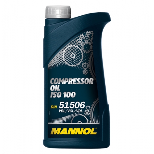 Картинка Масло компрессорное Compressor Oil ISO 100  1л Mannol  