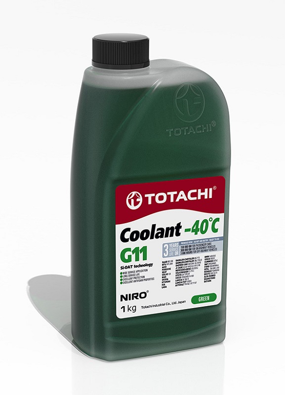 фото Антифриз TOTACHI NIRO COOLANT G11 зеленый -40°C 1кг 