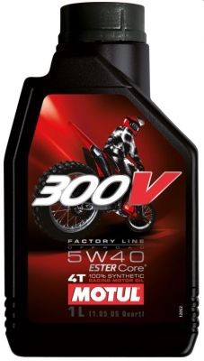 фото Моторное масло MOTUL 300 V 4T Off Road 5W-40 1л 