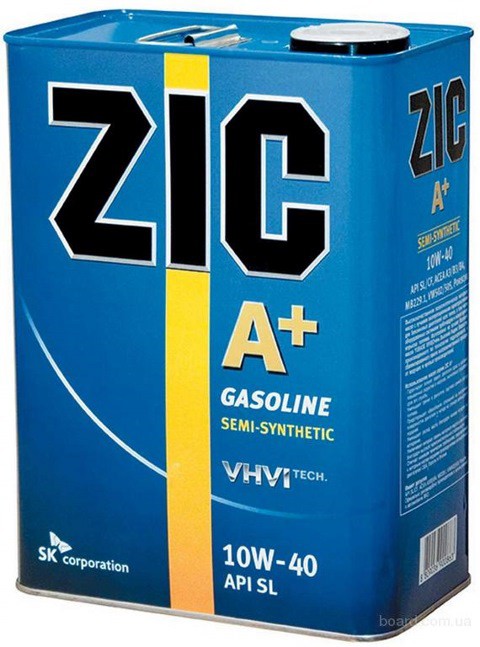 фото Моторное масло ZIC A Plus 10W-40 SM 4л. 