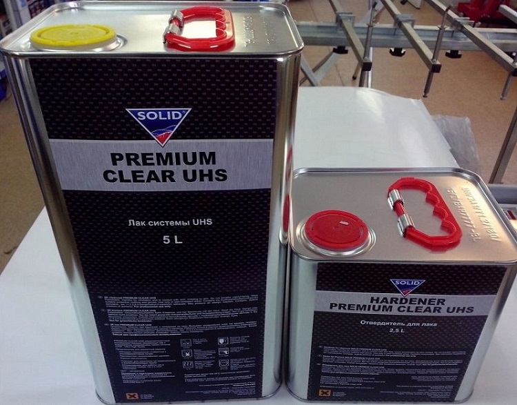 фото Лак SOLID Premium Clear UHS 2K 5000+2500 мл 