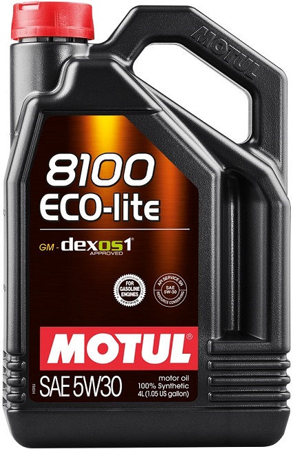 Картинка Моторное масло MOTUL 8100 Eco Lite 5W-30 API SN, ILSAC GF-5 4л 