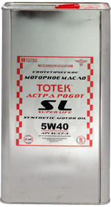 фото Моторное масло ТОТЕК Астра Робот SL SAE 5W-40 5л 