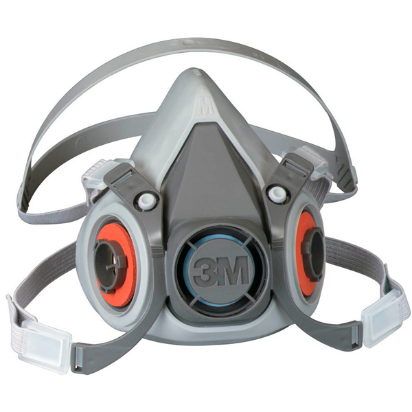 фото Полумаска без фильтров, малая 3М 6000 