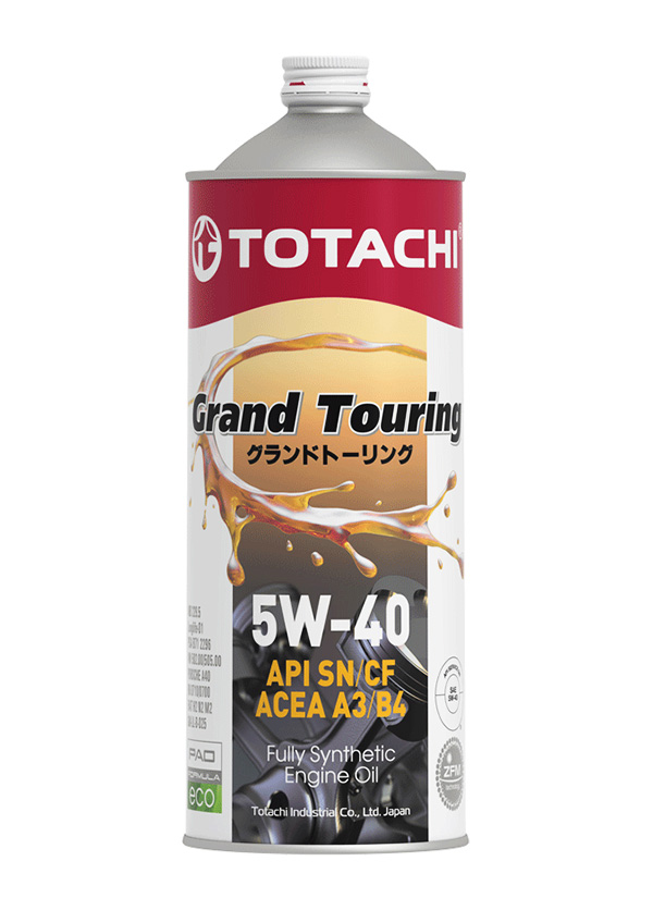 фото Моторное масло TOTACHI Grand Touring Fully Synthetic SN 5W-40 1л 