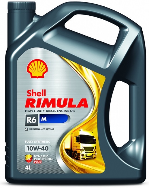 фото Моторное масло Shell Rimula R6 M 10W-40 4л 