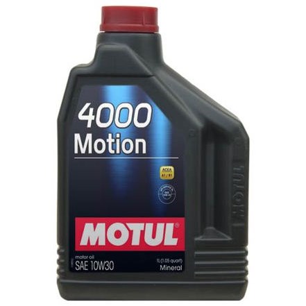 фото Моторное масло MOTUL 4000 Motion ACEA A1/B1 API SL/CF10W-30 2л. 