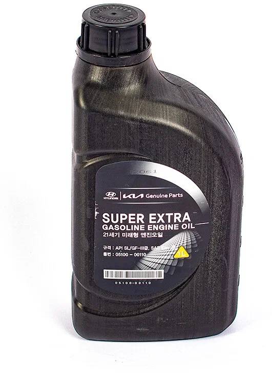 фото Моторное масло для HYUNDAI Super Extra Gasoline 5W-30 1л 
