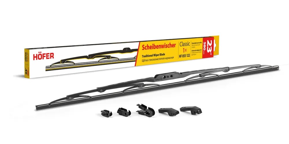 фото Щетка стеклоочистителя каркасная Hofer 23"/58см 
