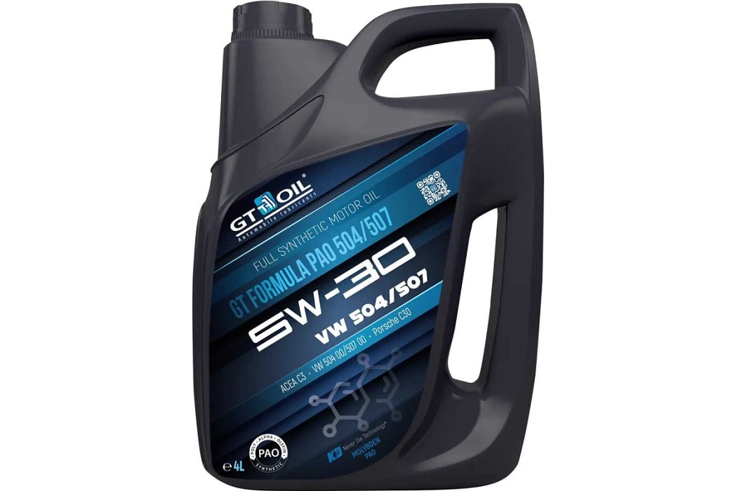 фото Моторное масло GT Oil Formula PAO 504/507 5W-30 SN 4л. 