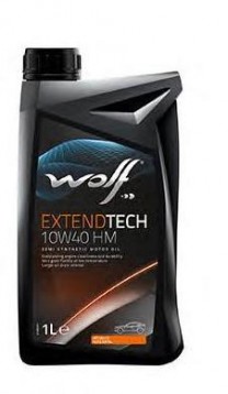 Картинка Моторное масло WOLF Extendtech 10W-40 HM 1л/12 