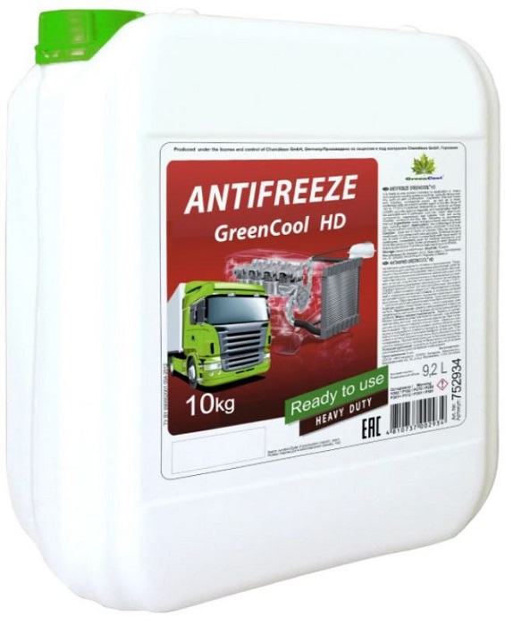 фото Антифриз GreenCool Красный HD 10 кг 