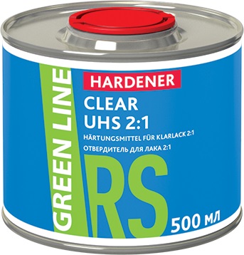 фото Отвердитель для лака 2:1 GREEN LINE Hardener Clear UHS 500мл 