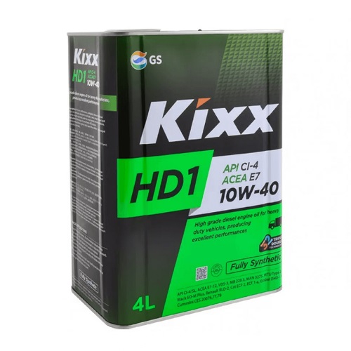 фото Моторное масло KIXX HD1 10W-40 CI-4/SL 4л  
