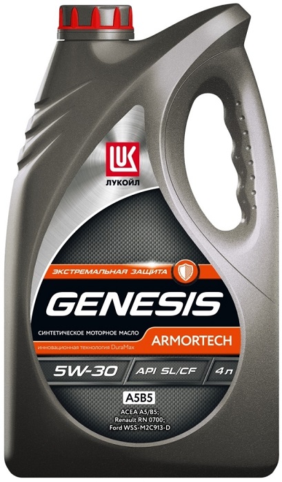 фото Моторное масло Лукойл Genesis Armortech VN 5W-30 4л 