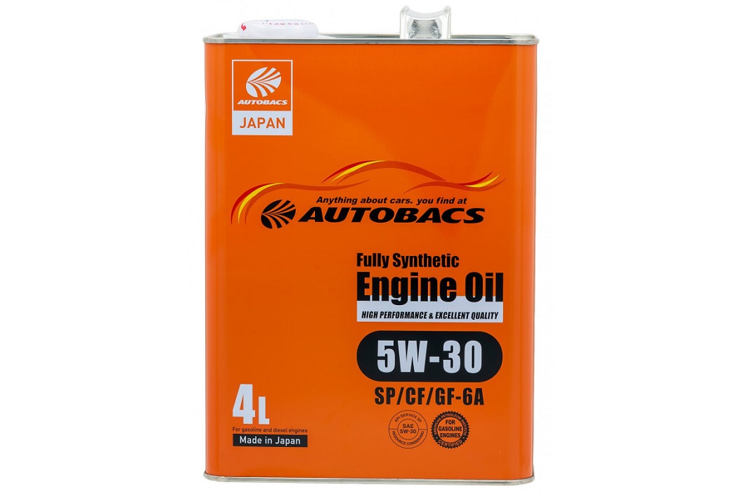 фото Моторное масло AUTOBACS ENGINE OIL SAE 5W-30 API SP/CF/GF-6A 4L 