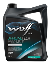 фото Моторное масло WOLF Officialtech 5W-30 4л/4 MS-F 