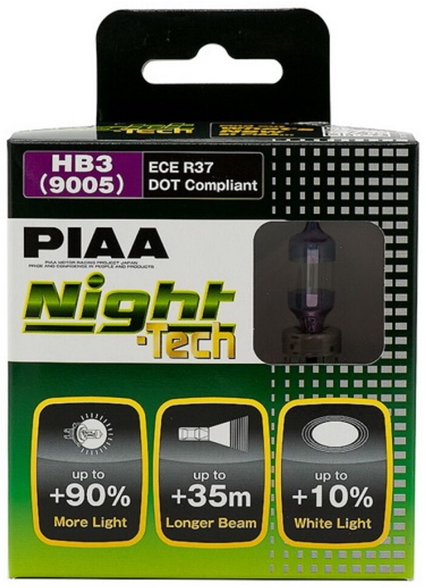 фото Автолампа PIAA BULB NIGHT TECH 3600K HE-825 (HВ3) Галогенная 