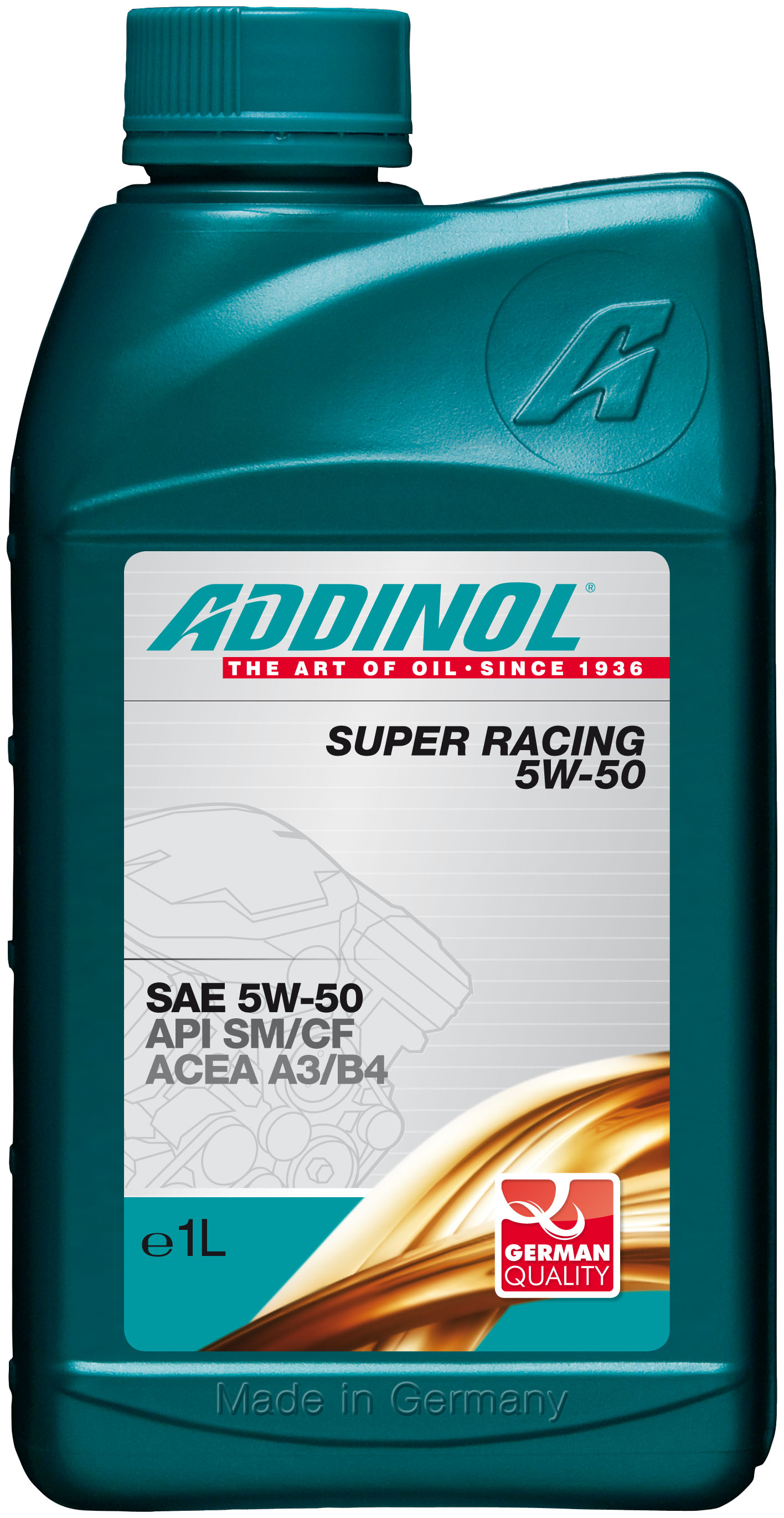 фото Моторное масло ADDINOL Super Racing 5W-50 A3/B3/B4 SM/CF 1л 