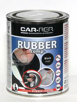 фото Жидкая резина Car-Rep RUBBERcomp черная матовая (1 л) 