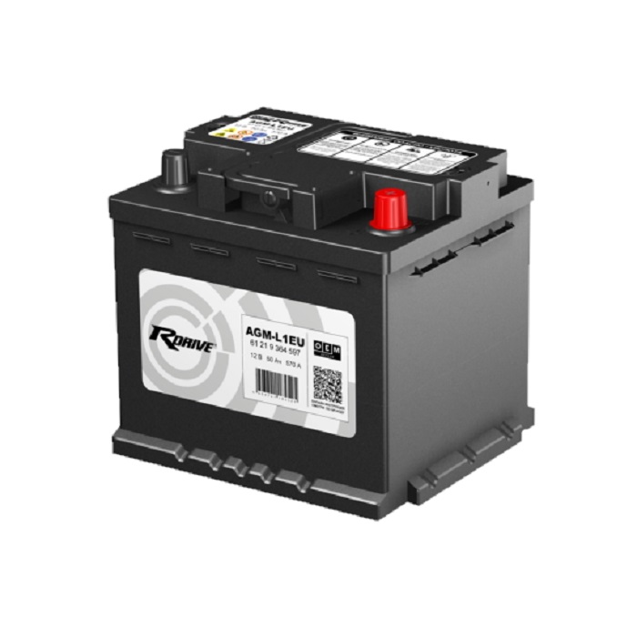 фото Аккумулятор RDrive OEM AGM-L1EU 50 Ач 570A о.п. (61219364597 BMW) 