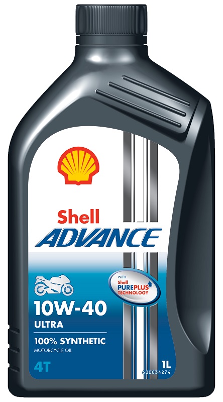 фото Моторное масло Shell Advance 4T Ultra 10W-40 (SN/MA2) 1L 