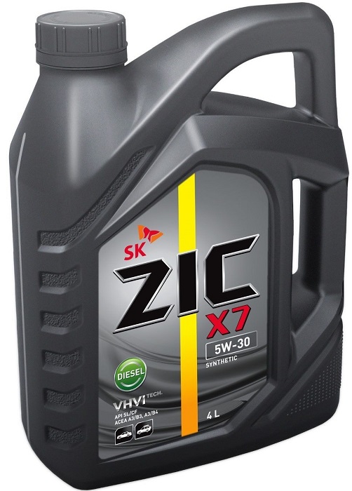 фото Моторное масло ZIC X7 Diesel 5W-30, 4л 