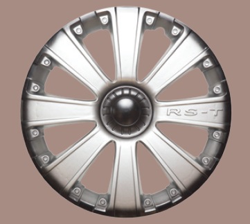 фото Колпаки колесные R16 "АКС" "RS-T+" 2шт серый 