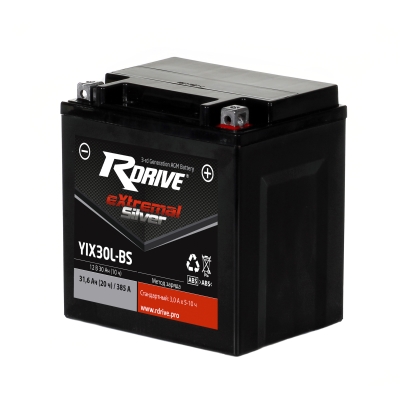 фото Аккумулятор RDrive eXtremal SILVER YIX30L-BS 