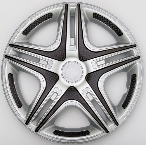 фото Колпаки колесные R15 "STAR" Дакар черный глянец 4шт 
