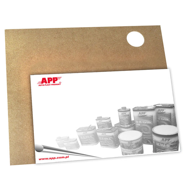 фото Планшет для замешивания шпатлевки (30 листов) 270х175мм АПП 250010 