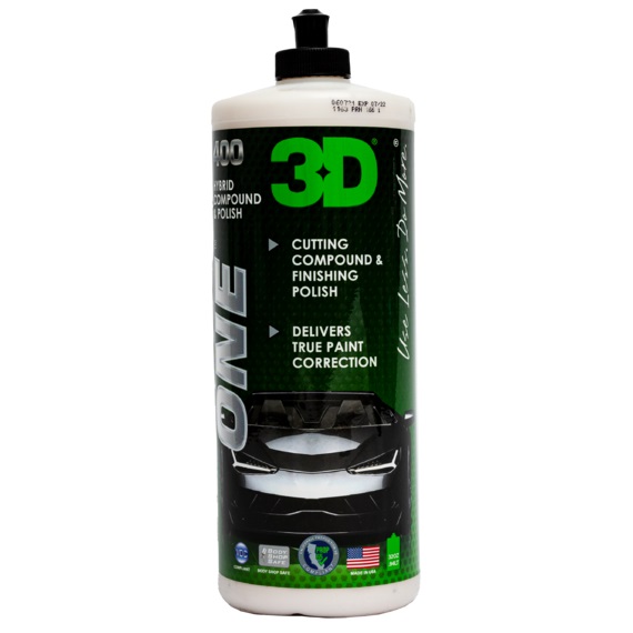 фото Паста полировальная 3D 400 ONE Hybrid универсальная 1л. 400OZ32 
