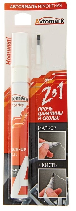 фото Краска карандаш + кисть 307 зеленый сад Avtomark 10мл 35822t 