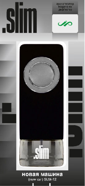 фото Ароматизатор на дефлектор жидкий SLIM поцелуй персика (8 мл) 