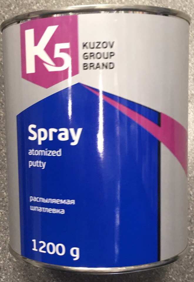 фото Шпатлевка К5 Spray распыляемая шпатлевка 1200 г. 