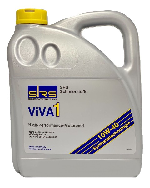 фото Моторное масло SRS VIVA 1 10W-40 4л. 