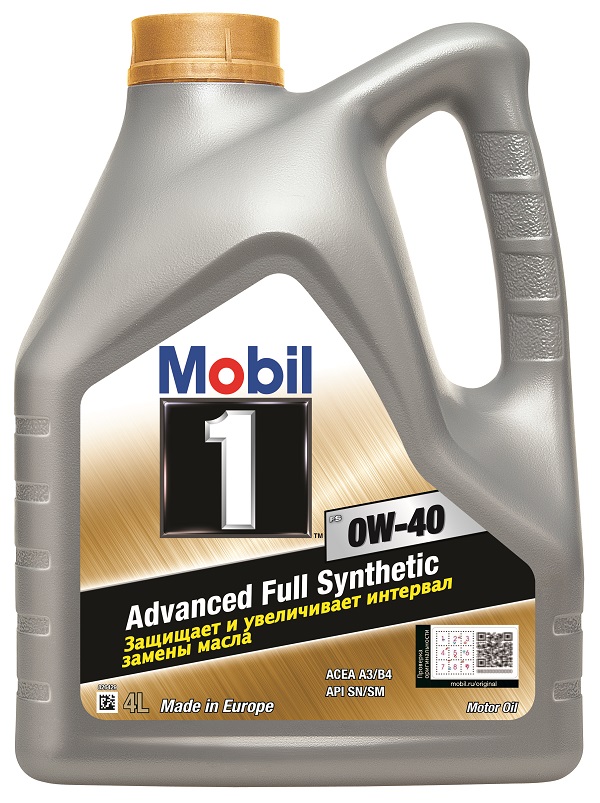 фото Моторное масло MOBIL 1 FS 0W-40 4л 