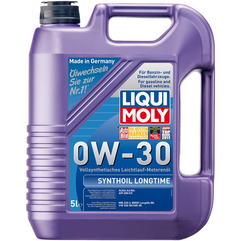 фото Моторное масло Liqui Moly Synthoil Longtime 0W-30 SM/CF 5л 