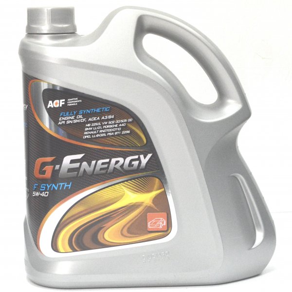 фото Моторное масло G-Energy F Synth 5W-40 API SM/CF 4л 