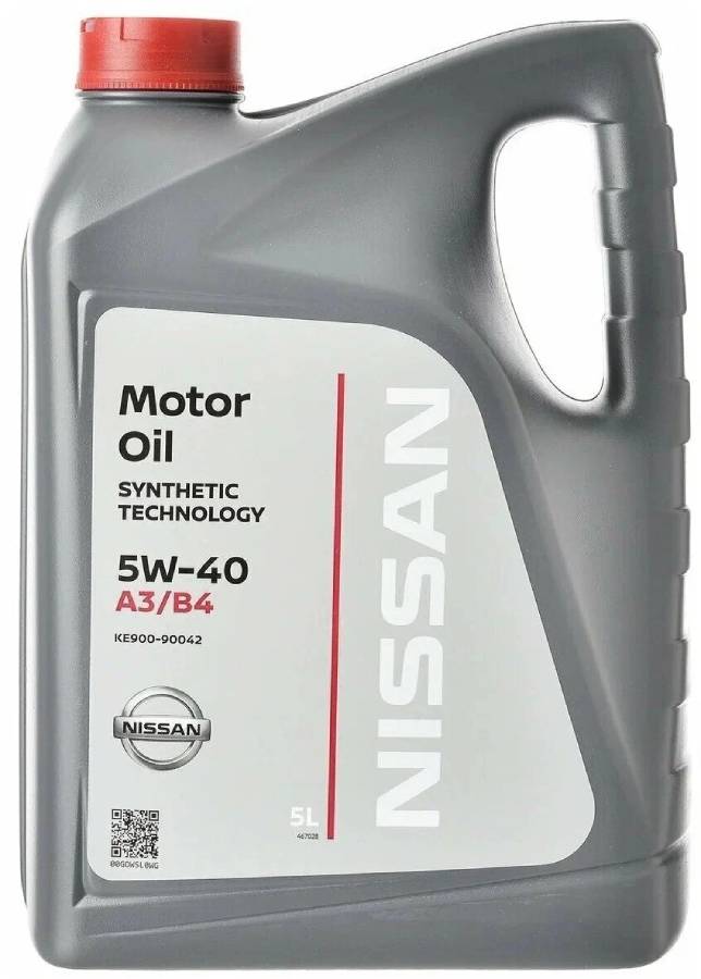 фото Моторное масло для NISSAN 5W-40 5л 