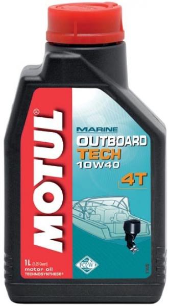 фото Моторное масло MOTUL Outboard TECH 4T 10W-40 1л 