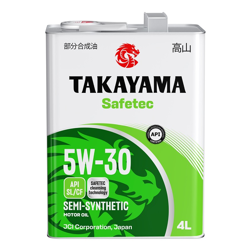 фото Моторное масло TAKAYAMA Safetec SL/CF 5W-30 4л 