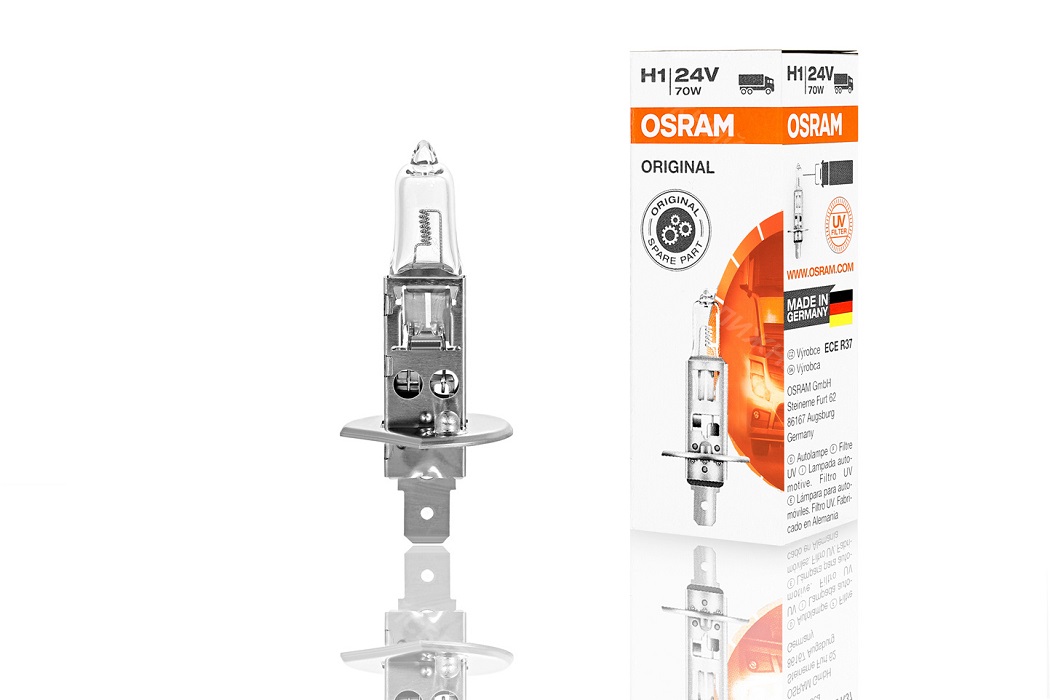 фото Автолампа OSRAM H1 70W 24V    