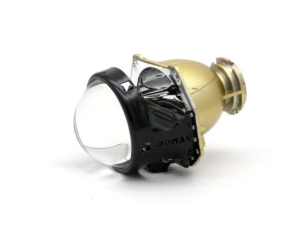 фото Светодиодная Би-линза Aozoom Golden 1 Domax 3 дюйма для цоколя D1S/D2S/D2H, 2шт 